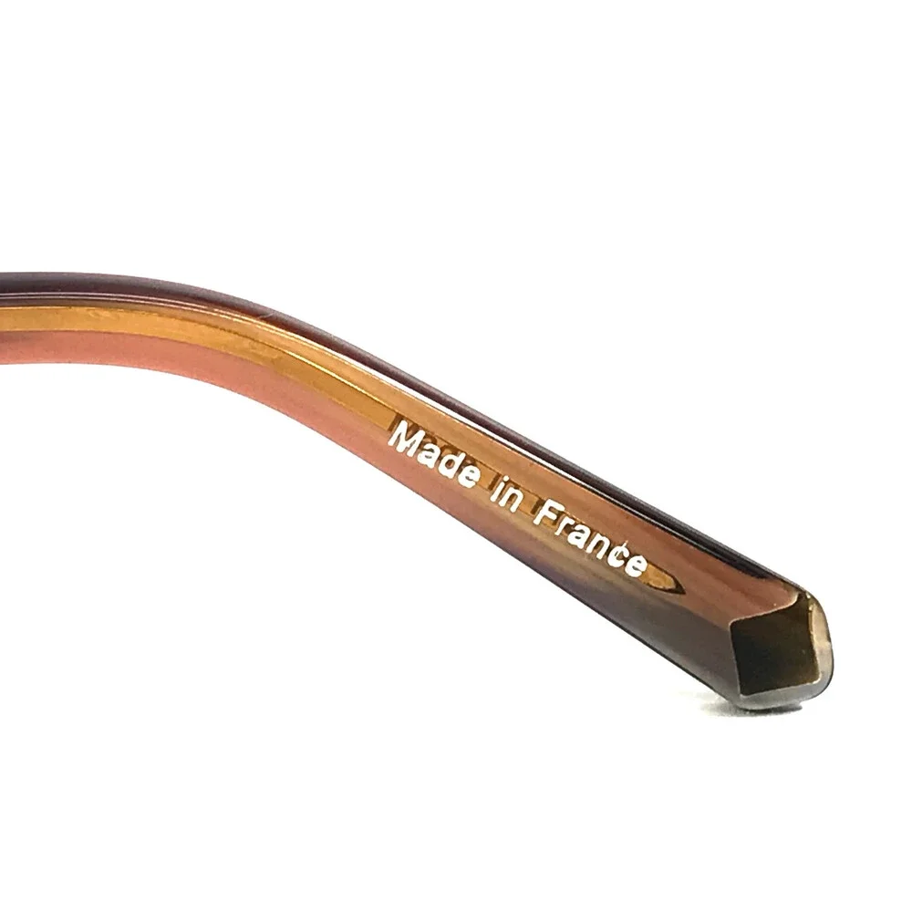 J.F. Rey Petite Eyeglasses Frames PA104 7080 Purple Horn Striped Brown 50-16-140